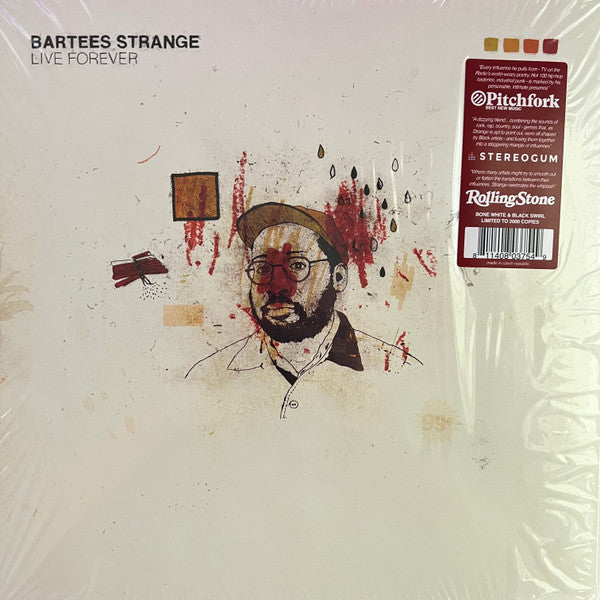 Bartees Strange : Live Forever (LP, Album, Ltd, Whi)