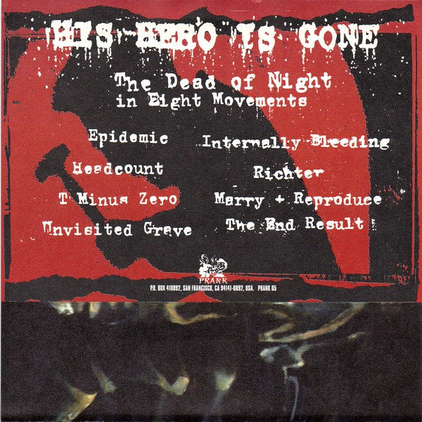 His Hero Is Gone : The Dead Of Night In Eight Movements (7", RE, Ora)