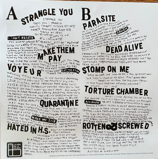 White Stains (5) : Make Me Sick  (12")