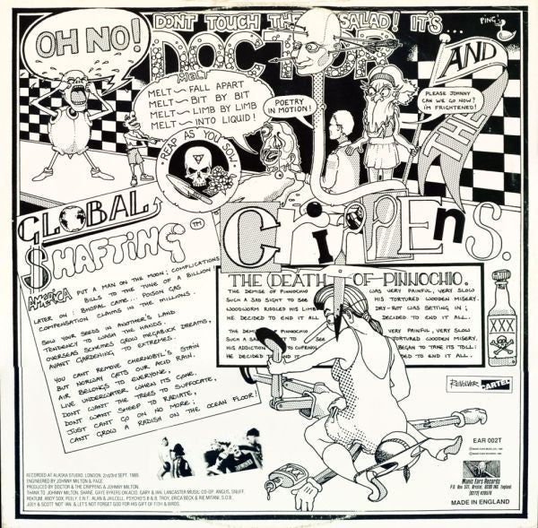Doctor And The Crippens : Avant Gardening (12", EP)