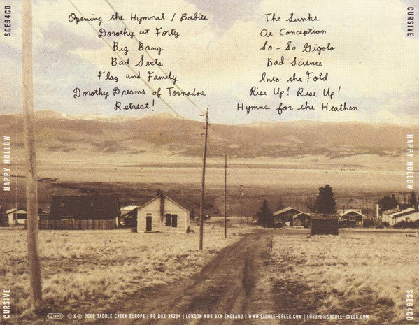 Cursive : Happy Hollow (CD, Album, Enh)