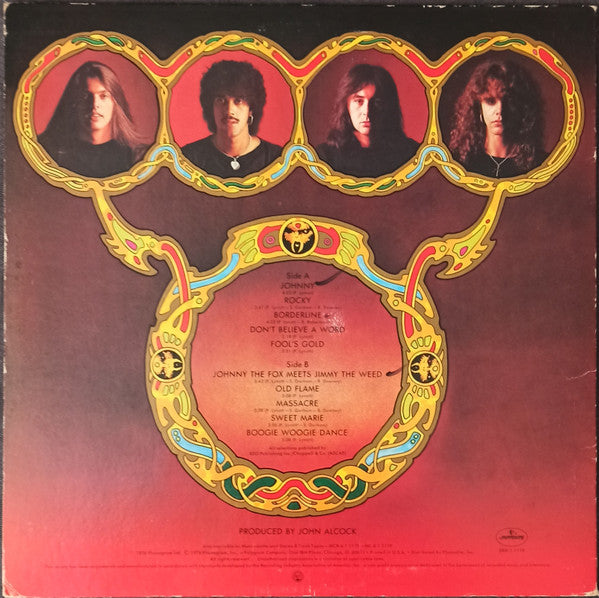 Thin Lizzy : Johnny The Fox (LP, Album, San)