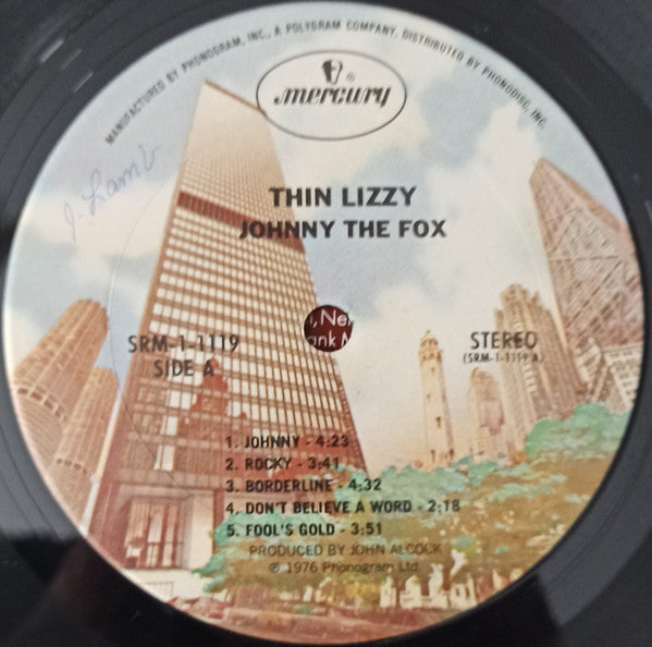 Thin Lizzy : Johnny The Fox (LP, Album, San)