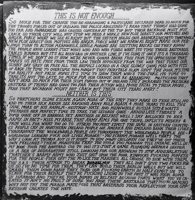 Conflict (2) : This Is Not Enough Stand Up And Fucking Fight (7", Single)