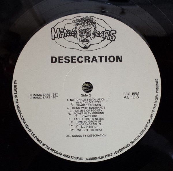Desecration (3) / Subverse (3) : Desecration / Crunch (LP)