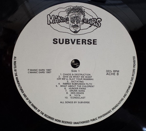 Desecration (3) / Subverse (3) : Desecration / Crunch (LP)