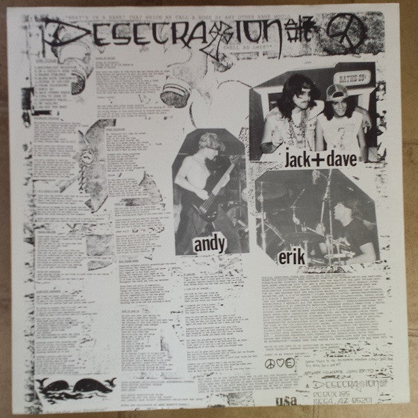 Desecration (3) / Subverse (3) : Desecration / Crunch (LP)