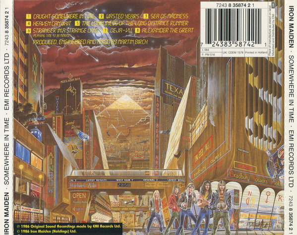 Iron Maiden : Somewhere In Time (CD, Album, RE + CD, Comp + Ltd)