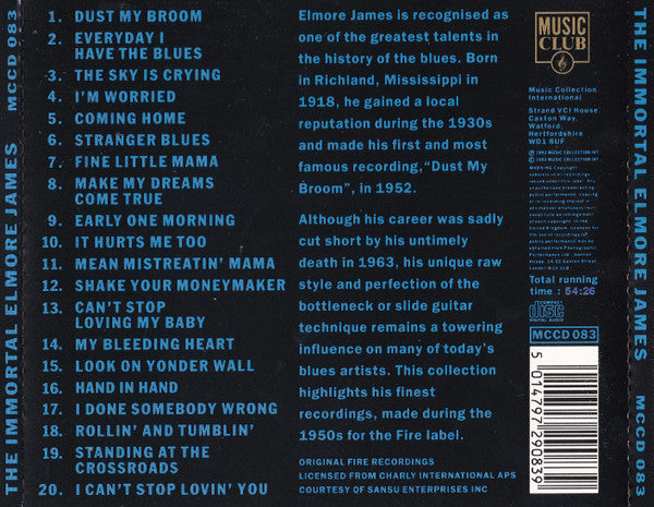 Elmore James : The Immortal Elmore James (CD, Comp)