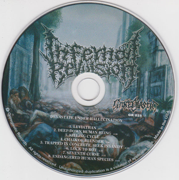 Infernal Revulsion : Devastate Under Hallucination (CD, Album)