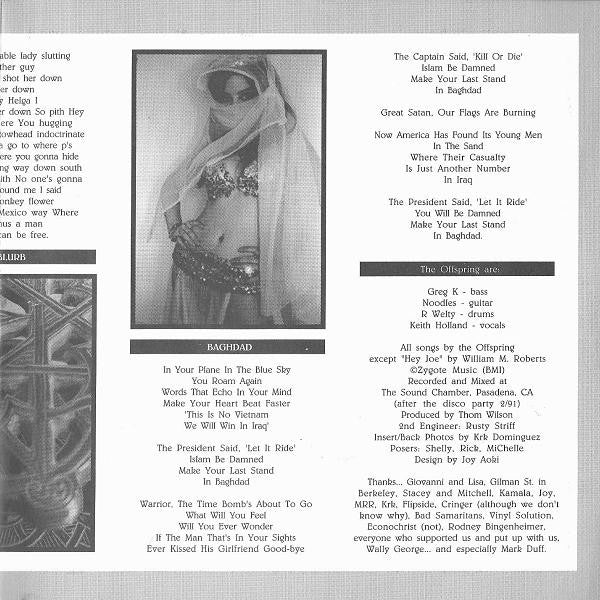 The Offspring : Baghdad (7", EP, Cle)