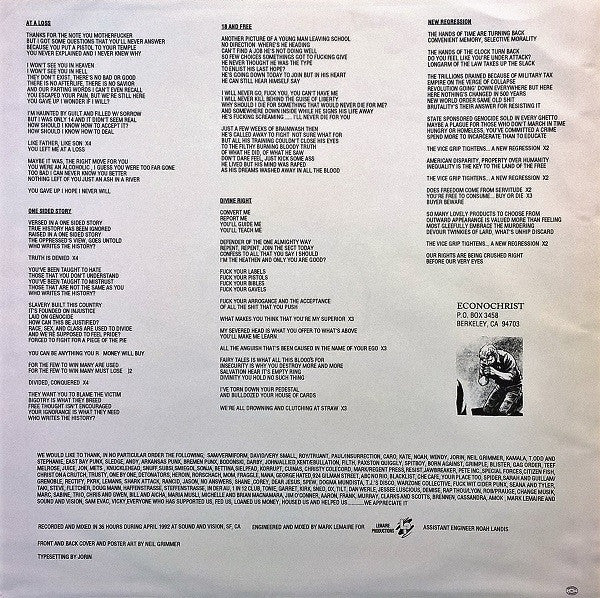 Econochrist : Trained To Serve (LP, Album)