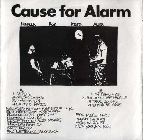 Cause For Alarm : Cause For Alarm (7", EP)