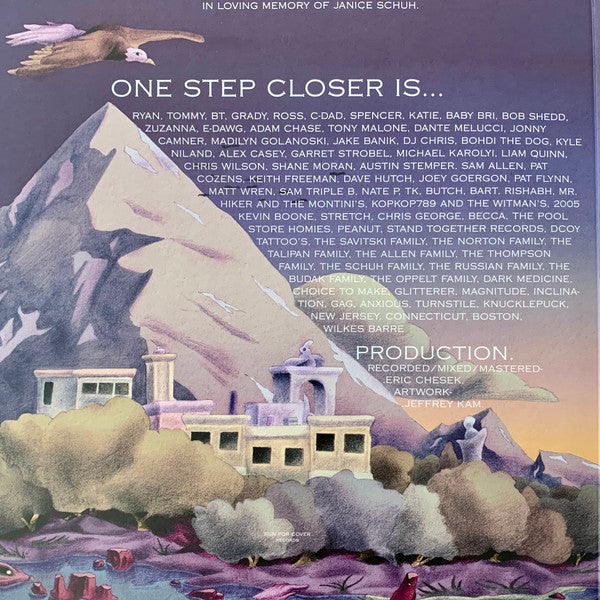 One Step Closer : This Place You Know (LP, Album, Ltd, RP, Ora)