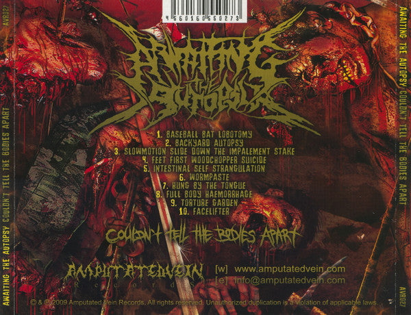 Awaiting The Autopsy : Couldn't Tell The Bodies Apart (CD, Album)