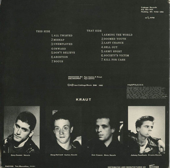 Kraut (2) : An Adjustment To Society (LP, Album)
