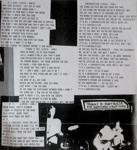 Sluggo (2) : Contradiction E.P. (7", EP, RE)