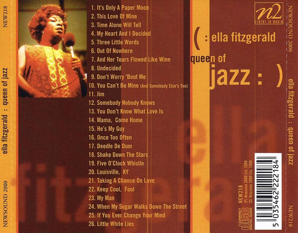 Ella Fitzgerald : Queen of Jazz  (CD, Comp)