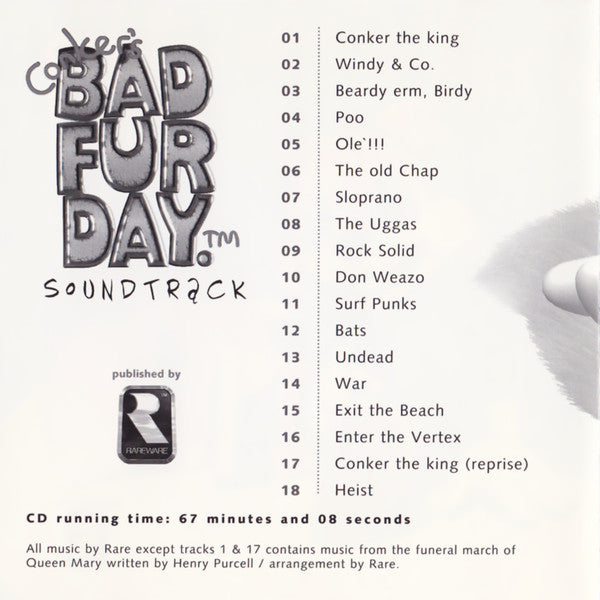 Rare (2) : Conker's Bad Fur Day Soundtrack (CD)