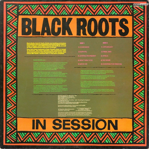 Black Roots : In Session (LP, Album)