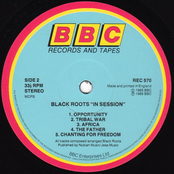 Black Roots : In Session (LP, Album)