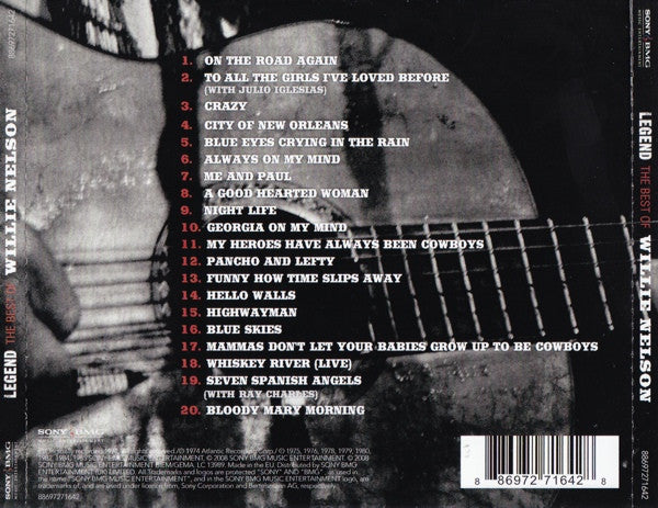 Willie Nelson : Legend: The Best Of Willie Nelson (CD, Comp)
