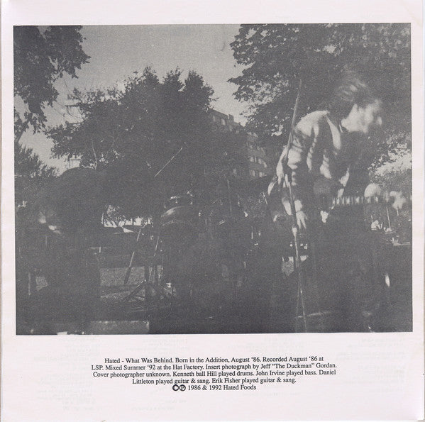 The Hated : What Was Behind (LP)
