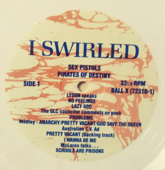 Sex Pistols : Pirates Of Destiny (LP, Comp, Whi)