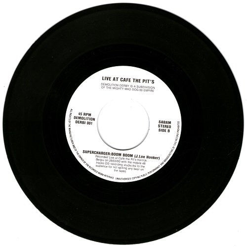 The Mummies / Supercharger (3) : Live At Cafe The Pit's (7")