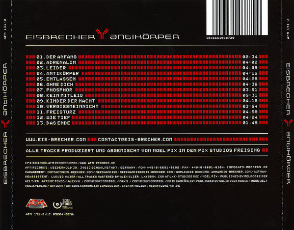 Eisbrecher : Antikörper (CD, Album)