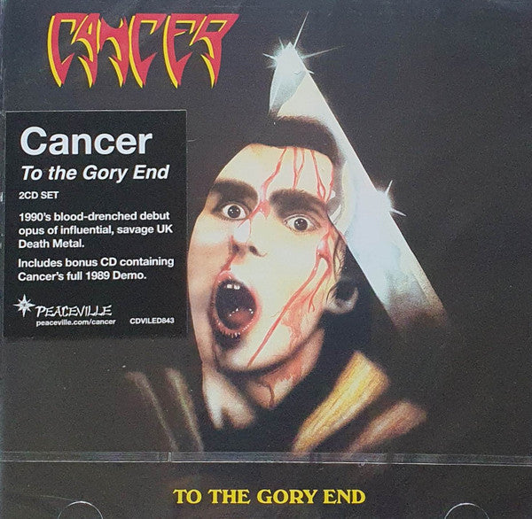Cancer (3) : To The Gory End (2xCD, Album, RE, RM)