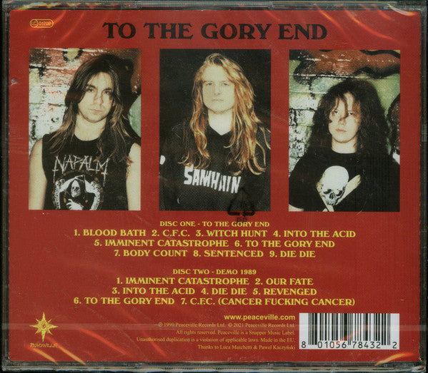 Cancer (3) : To The Gory End (2xCD, Album, RE, RM)