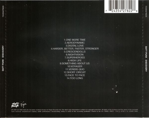 Daft Punk : Discovery (CD, Album, RE)
