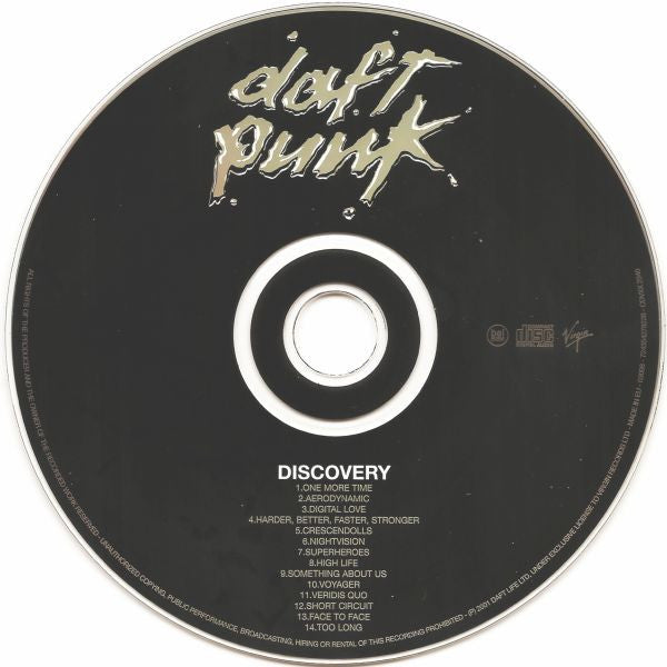 Daft Punk : Discovery (CD, Album, RE)