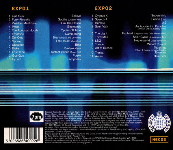 Sasha And John Digweed* : Northern Exposure 2 (2xCD, Mixed, Dig)