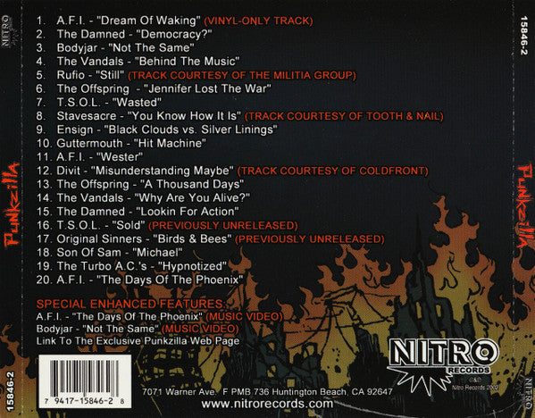 Various : Punkzilla The Compilation (CD, Comp, Enh)