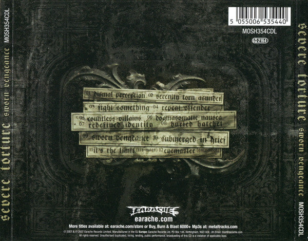 Severe Torture : Sworn Vengeance (CD, Album, Ltd)