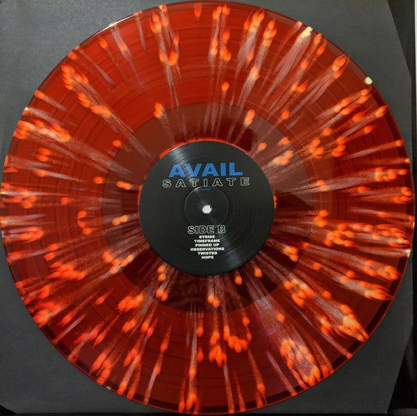 AVAIL : Satiate (LP, Album, Ltd, RE, Red)