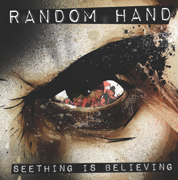 Random Hand : Seething Is Believing (LP, Album, Ltd, RE, Gol)