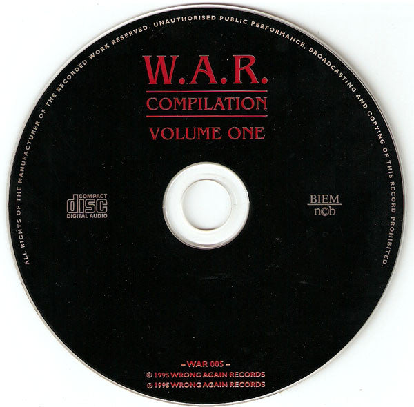 Various : W. A. R. Compilation - Volume One (CD, Comp)