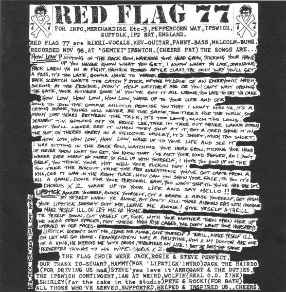 Red Flag 77 / Special Duties : Red Flag 77 / Special Duties (7", EP)