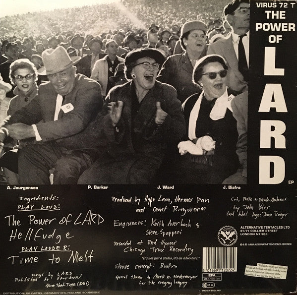 Lard : The Power Of Lard EP (12", EP)