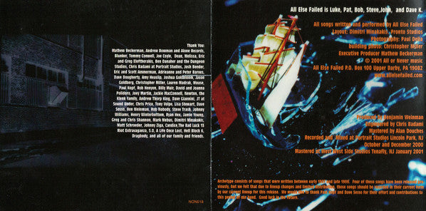 All Else Failed : Archetype (CD, Album)