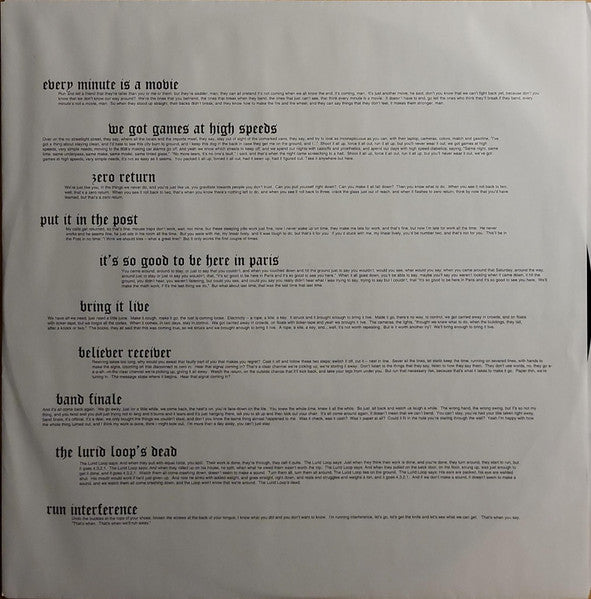Pilot To Gunner : Games At High Speeds (LP, Album)