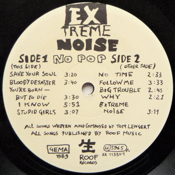 Extreme Noise (2) : No Pop (LP, Album)