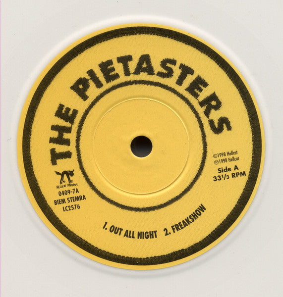 The Pietasters : Out All Night (7", Whi)