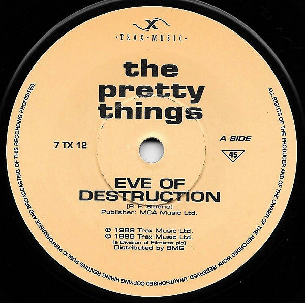 The Pretty Things : Eve Of Destruction (7")