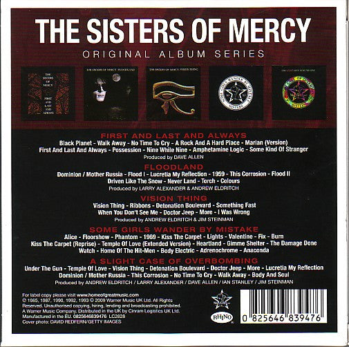 The Sisters Of Mercy : Original Album Series (Box, Comp + CD, Album, RE + CD, Album, RE + CD, Al)