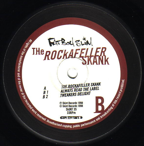 Fatboy Slim : The Rockafeller Skank (12")