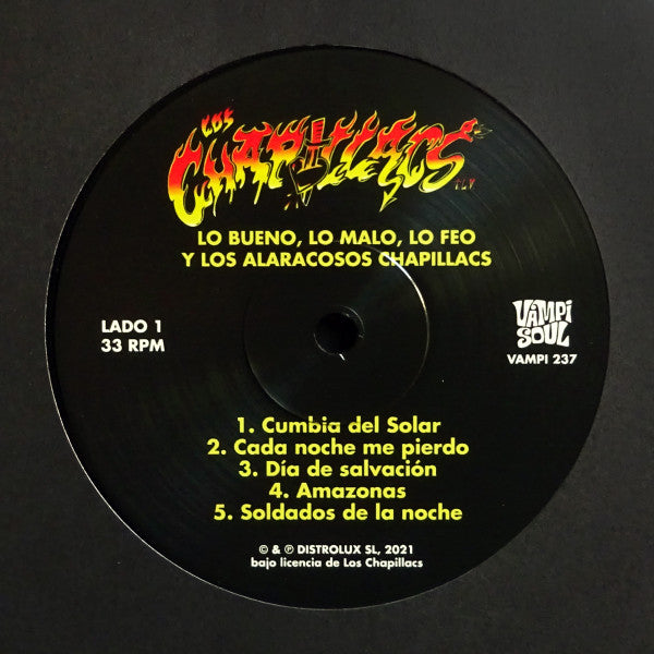 Los Chapillacs : Lo Bueno, Lo Malo, Lo Feo y Los Alaracosos (LP, Album)
